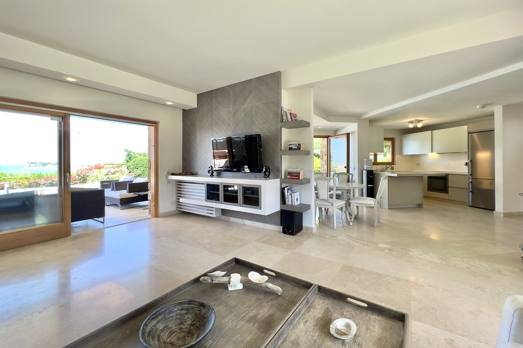 B, LIVING ROOM, DINING AREA KITCHEN, Villa Gizelle, Sani Club Private Villas Complex, Kassandra, Halkidiki, Greece