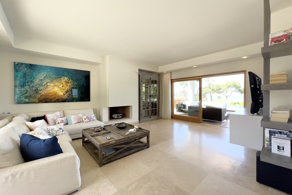 B, LIVING ROOM VIEW 3, Villa Gizelle, Sani Club Private Villas Complex, Kassandra, Halkidiki, Greece