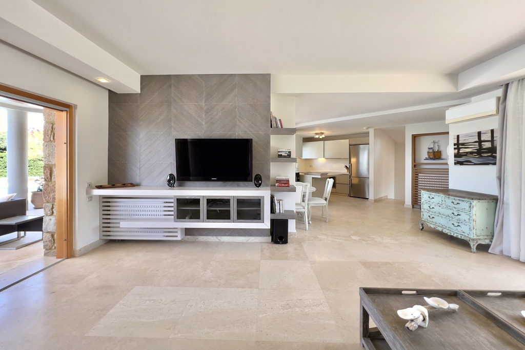 B, LIVING ROOM VIEW 5, Villa Gizelle, Sani Club Private Villas Complex, Kassandra, Halkidiki, Greece