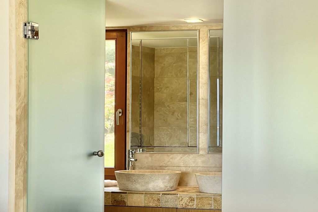 B, UPSTAIRS MASTER BEDROOM EN-SUITE BATHROOM 3, Villa Gizelle, Sani Club Private Villas Complex, Kassandra, Halkidiki, Greece