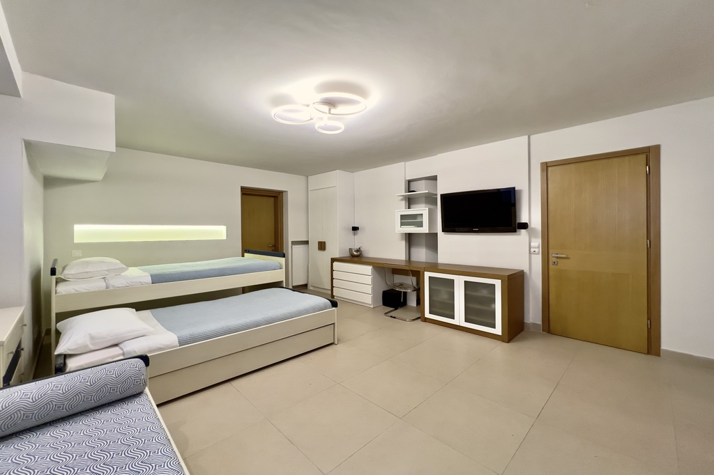 DOWNSTAIRS BEDROOM 2 WORKSPACE, Villa Gizelle, Sani Club Private Villas Complex, Kassandra, Halkidiki, Greece